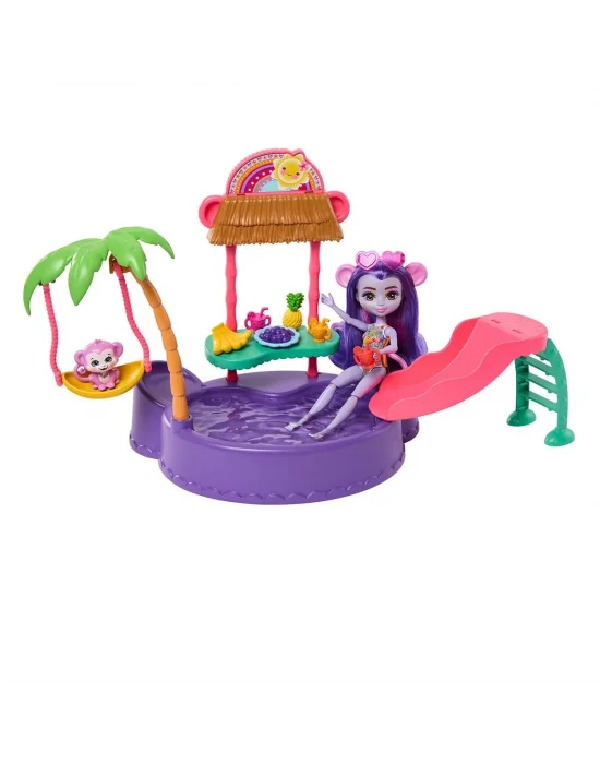 Htw73 Enchantimals Eğlenceli Havuz Partisi Oyun Seti