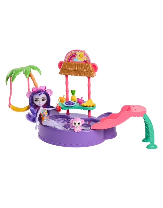 Htw73 Enchantimals Eğlenceli Havuz Partisi Oyun Seti