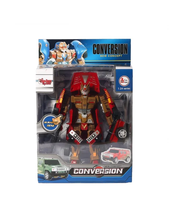 Hw-899-1-2-5 Dönüşebilen Robot Jeep 1:24 -vardem