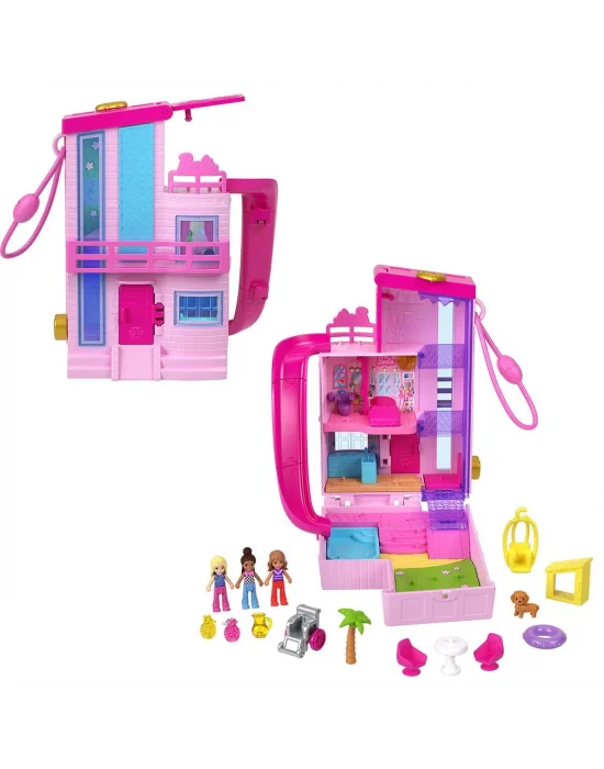 Hwp11 Polly Pocket Barbienin Evi Temalı Mikro Oyun Seti