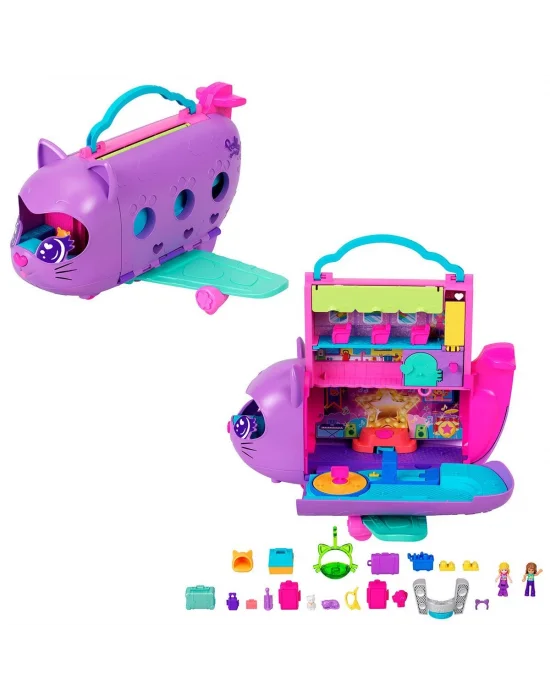 Hwp19 Polly Pocket Adventures İn Rio Uçak Oyun Seti
