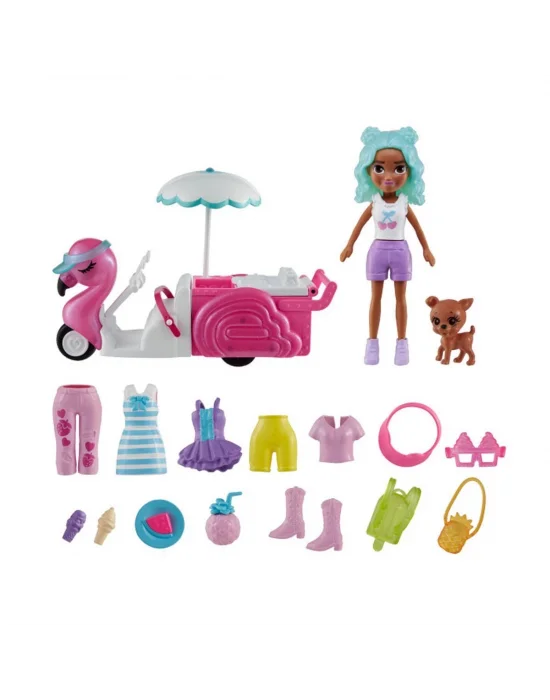 Hwp24 Polly Pocket Filamingo Motosiklet Ve Tropik Aksesuarlar