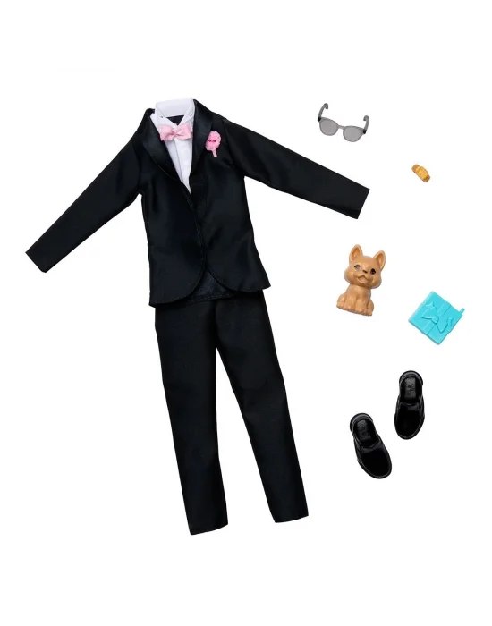 Hwv77 Barbie + Ken Fashion - Damat Aksesuarları (bebekler Ürüne Dahil Değildir.)