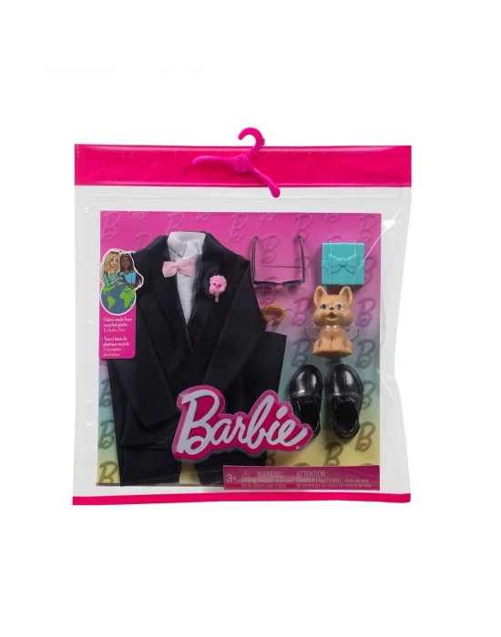 Hwv77 Barbie + Ken Fashion - Damat Aksesuarları (bebekler Ürüne Dahil Değildir.)