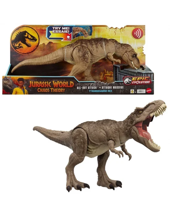 Hxf53 Jurassic World Saldırgan T-rex Figürü