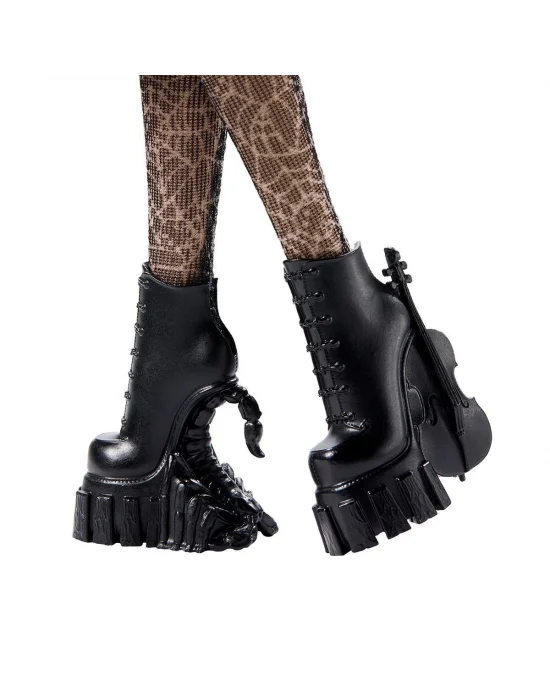 Hxj04 Monster High Wednesday Okul Üniformalı Bebek