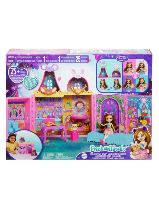 Hxl53 Enchantimals Ana Karakter Bebekler Evi