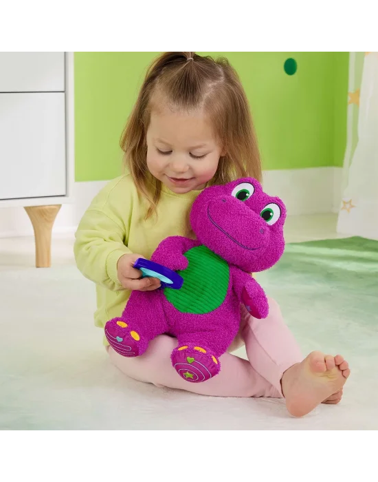 Hyg89 Fisher-price Kalp Yapan Barney Pelüş Oyuncağı