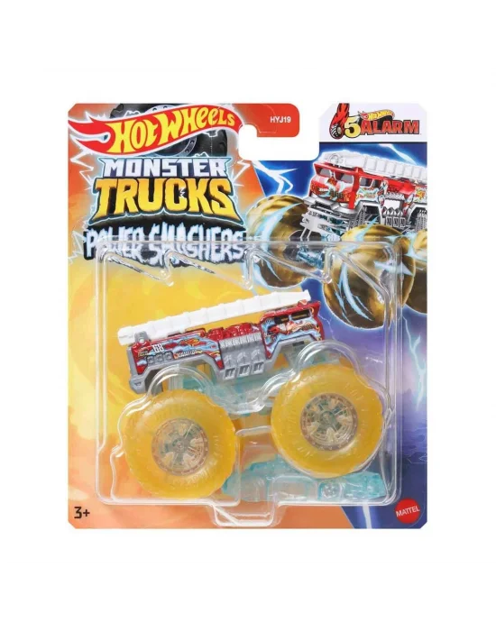 Hyj19 Hot Wheels Monster Trucks Power Smashers 1:64 Arabalar