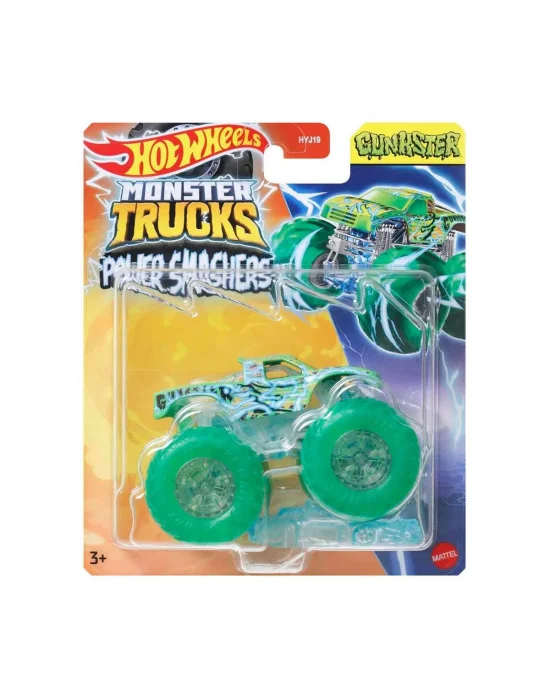 Hyj19 Hot Wheels Monster Trucks Power Smashers 1:64 Arabalar