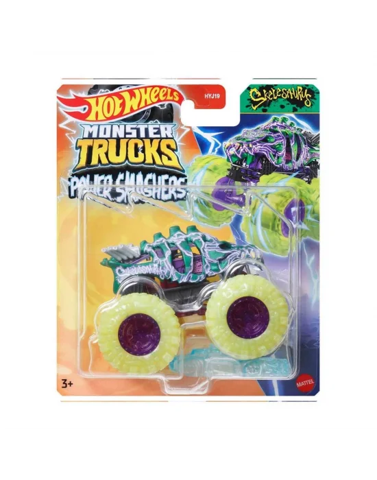 Hyj19 Hot Wheels Monster Trucks Power Smashers 1:64 Arabalar