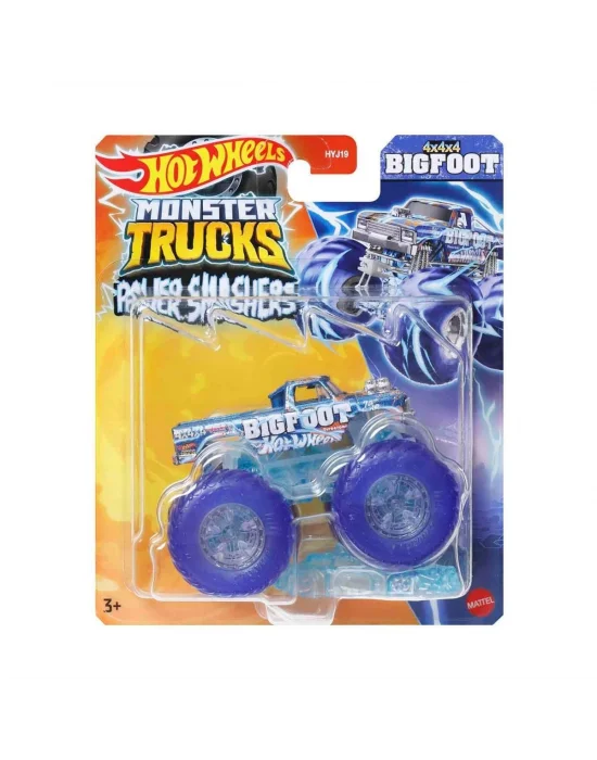 Hyj19 Hot Wheels Monster Trucks Power Smashers 1:64 Arabalar