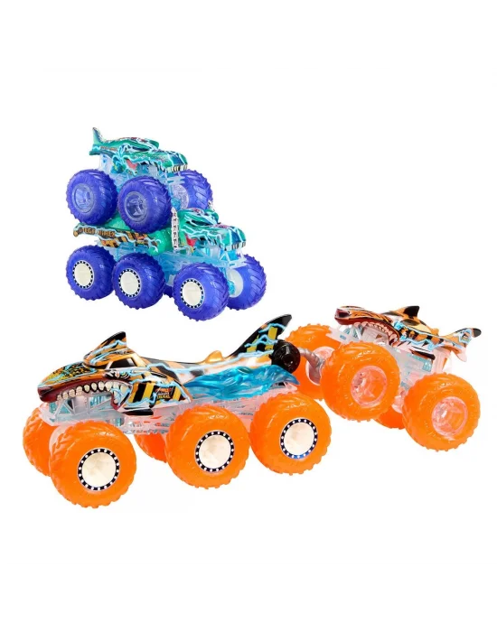 Hyj29 Hot Wheels Monster Trucks Power Smashers Çoklu Paket