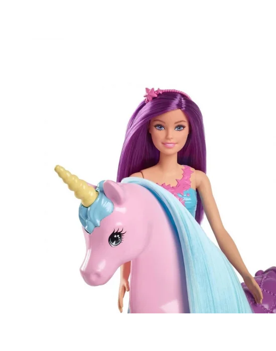 Hyt62 Barbie Ve Tek Boynuzlu Atı