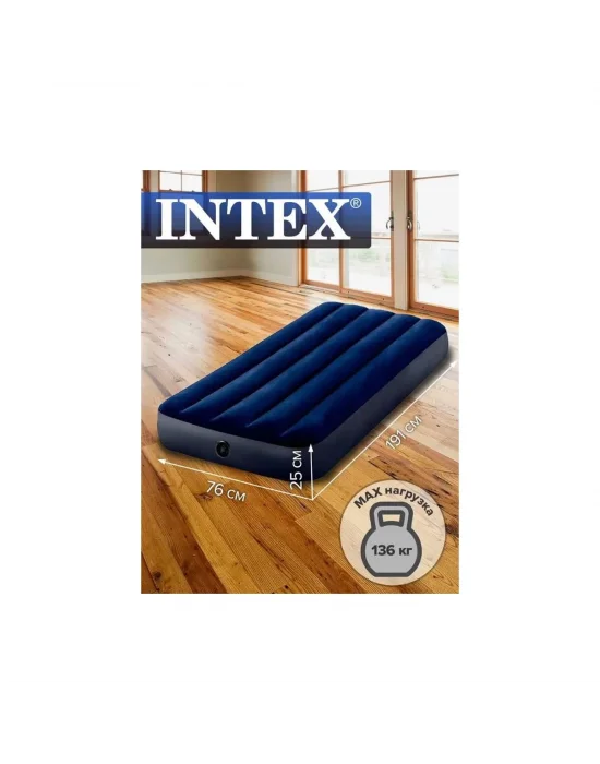 Iky64756 Intex Twin Dura-beam Klasik Yatak 76cx191x25 Cm