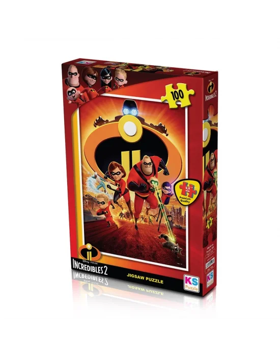 Inc714 Ks Incredibles / 100 Parça Puzzle