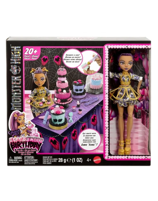 Jbg78 Monster High Scary Sweet Birthday Clawdeenin Pasta Yapım Seti