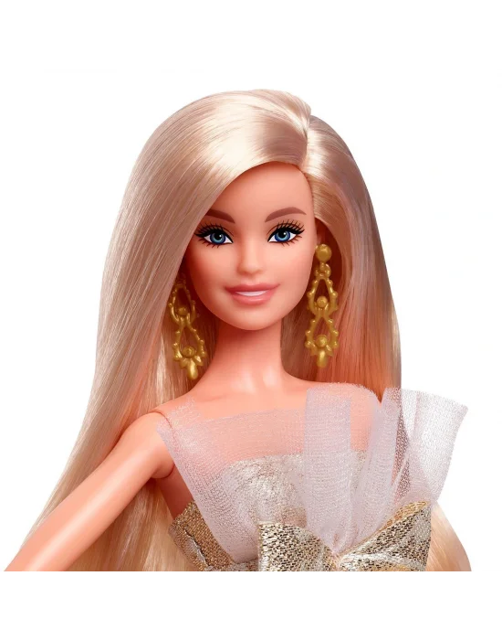 Jbh95 Barbie 2025 Mutlu Yıllar Bebeği - Sarışın