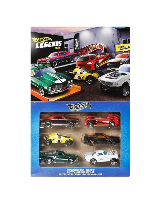 Jby78 Hot Wheels Efsane Temalı Çoklu Arabalar