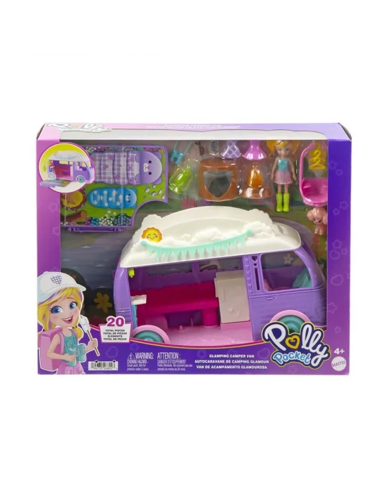 Jcc32 Polly Pocket Eğlenceli Karavan Oyun Seti