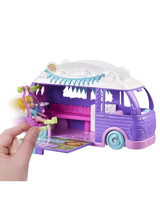 Jcc32 Polly Pocket Eğlenceli Karavan Oyun Seti