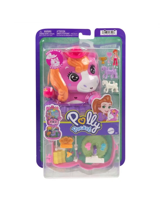 Jcr39 Polly Pocket Midilliyle Rodeo Heyecanı Mikro Oyun Seti