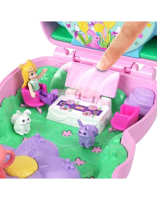 Jcr40 Polly Pocket Tavşancığın Çay Partisi Mikro Oyun Seti