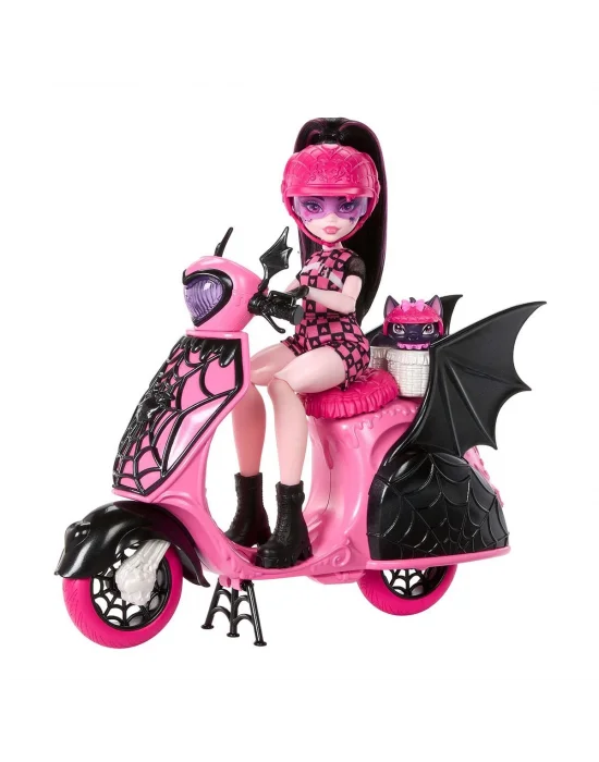 Jdr61 Monster High Vamptastic Scooter Draculaura