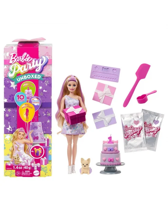 Jfg68 Barbie Party Unboxed Köpeğimin Doğum Günü Serisi