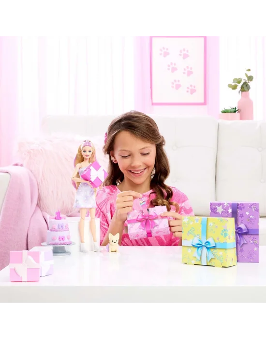 Jfg68 Barbie Party Unboxed Köpeğimin Doğum Günü Serisi