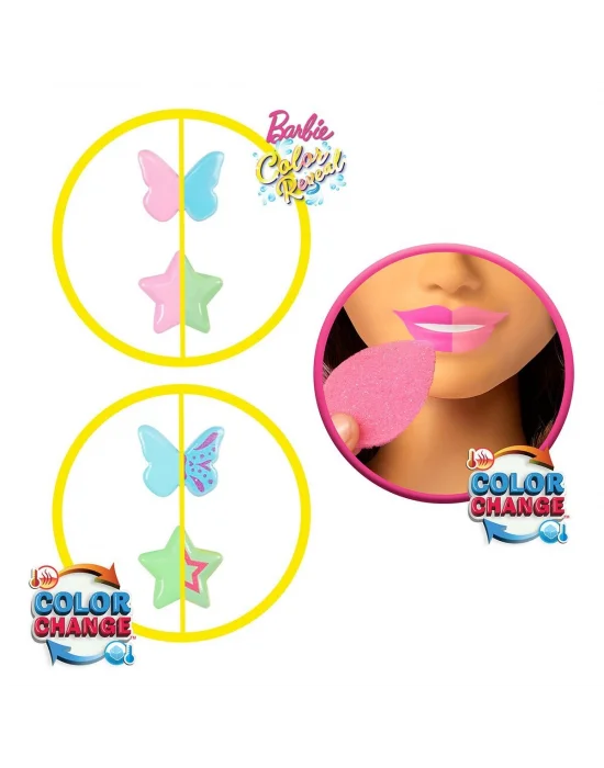 Jfg82 Barbie Saç Tasarımı Büstü - Kahverengi Saçlı