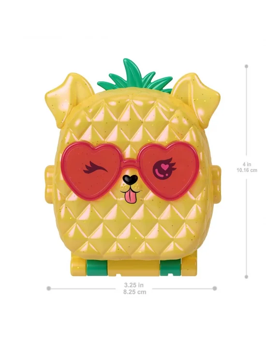 Jfv00 Polly Pocket Ananas Köpekçik Plajı Mini Oyun Seti