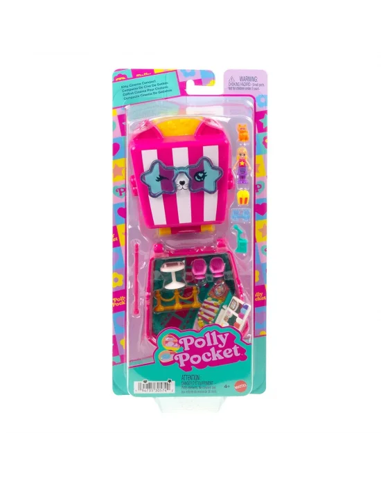 Jfv01 Polly Pocket Kedicik Sineması Mini Oyun Seti