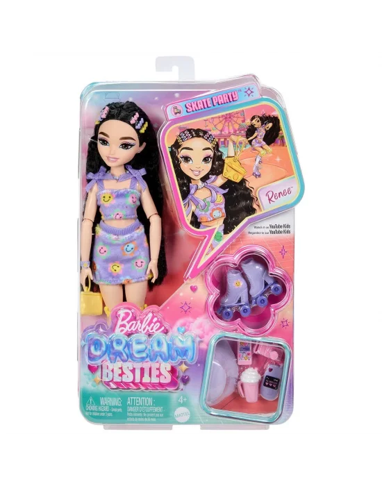 Jfx99 Rene - Barbie Dream Besties Paten Partisi Rene Bebek Ve Aksesuarları