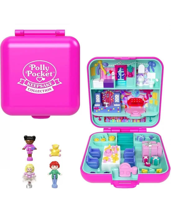 Jgk22 Polly Pocket Mattel 80. Yıl Özel Nostaljik Kompakt Oyun Seti