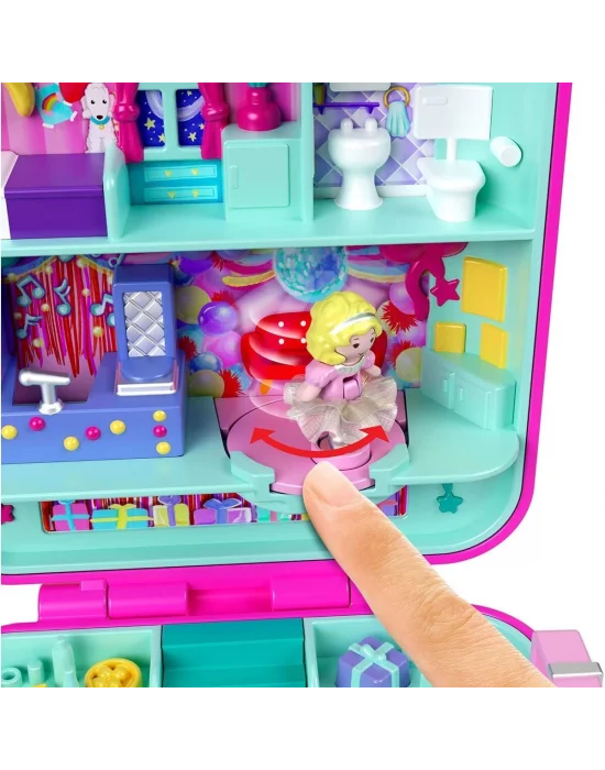 Jgk22 Polly Pocket Mattel 80. Yıl Özel Nostaljik Kompakt Oyun Seti