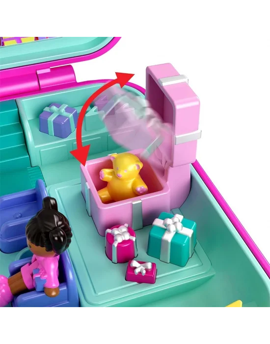 Jgk22 Polly Pocket Mattel 80. Yıl Özel Nostaljik Kompakt Oyun Seti