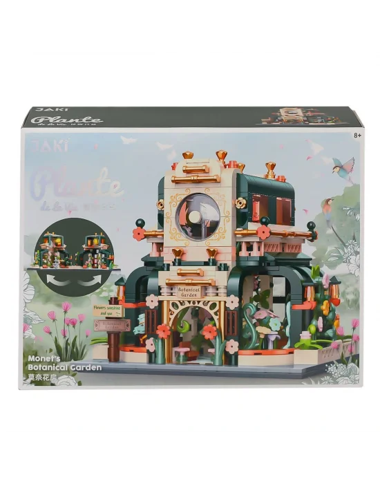 Jk2362 Jaki Block - Monetin Botanik Bahçesi 867 Parça Yapım Seti