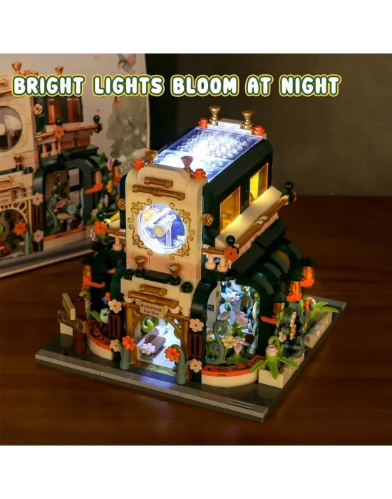 Jk2362 Jaki Block - Monetin Botanik Bahçesi 867 Parça Yapım Seti