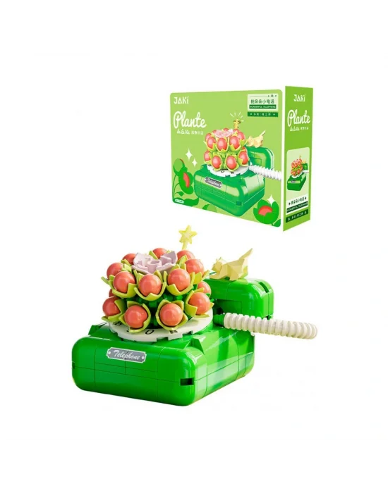 Jk2718 Jaki Çiçekli Telefon 189 Parça Block Oyuncak