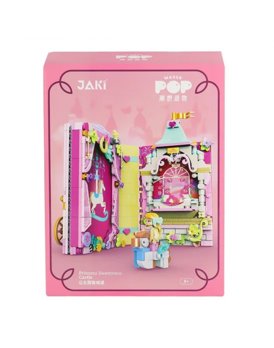 Jk8251 Jaki Block - Prenses Hikaye Kitap Sahnesi 491 Parça Yapım Seti