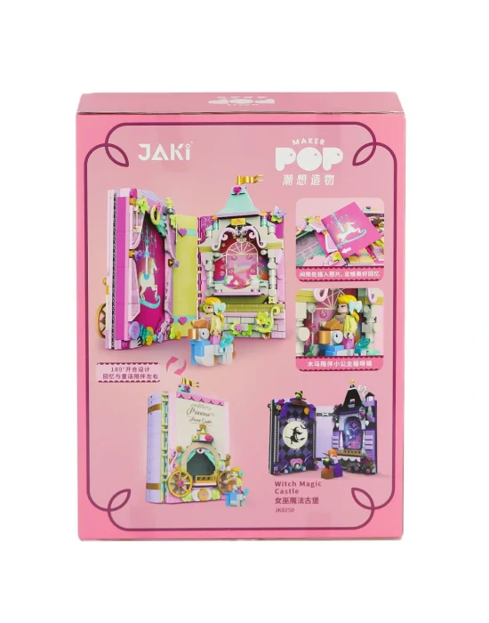 Jk8251 Jaki Block - Prenses Hikaye Kitap Sahnesi 491 Parça Yapım Seti