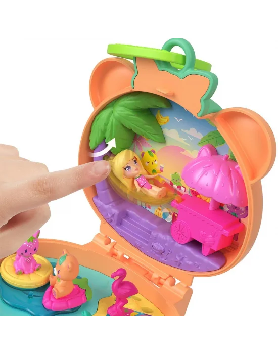Jkc79 Polly Pocket - Sevimli Ayıcık Mini Oyun Seti