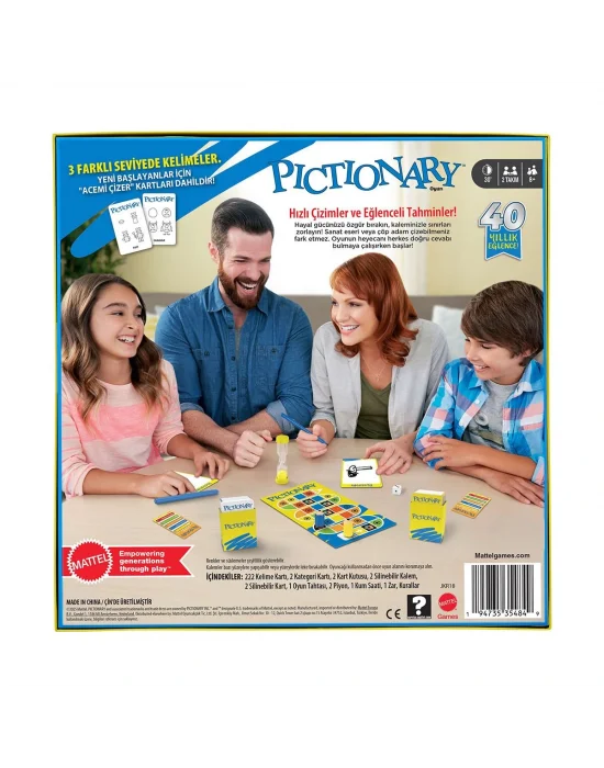 Jkr18 Pictionary Kutu Oyunu