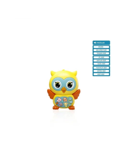 Jlg-855-101a Kut Işıklı Ve Müzikli Baykuş Bebek
