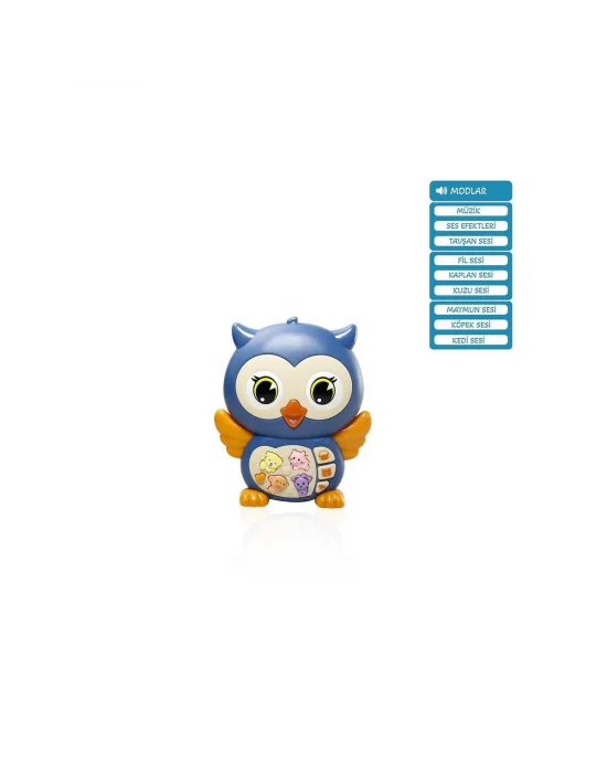 Jlg-855-101a Kut Işıklı Ve Müzikli Baykuş Bebek