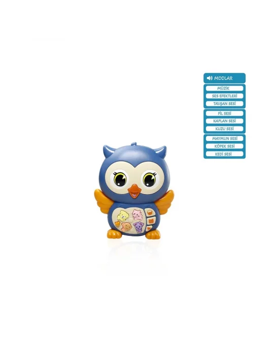 Jlg-855-102a Işıklı Ve Müzikli Baykuş Bebek