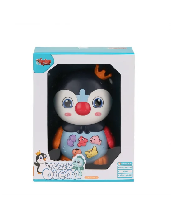 Jlg-855-115a Işıklı Ve Müzikli Penguen Pianosu -vardem Oyuncak