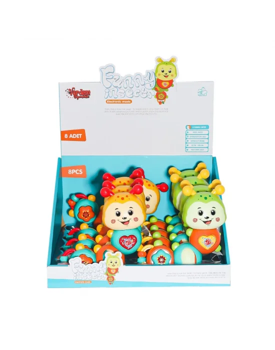 Jlg-855-142a  Işıklı Ve Müzikli Tırtıl -vardem