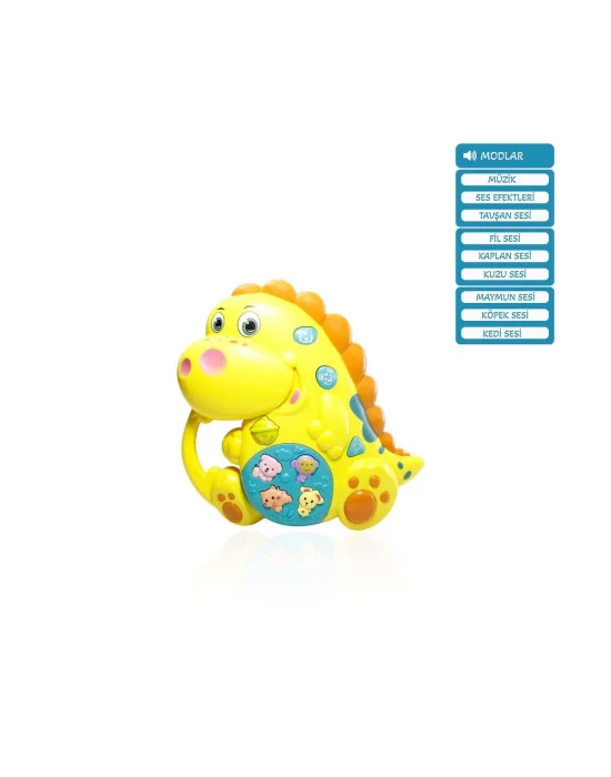 Jlg-855-76a Işıklı Ve Müzikli Dinazor Bebek